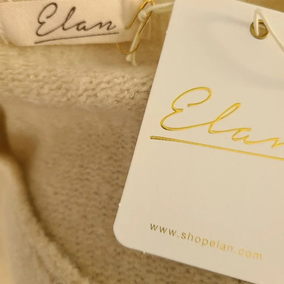 NWT Elan Colorblock V-neck Sweater S - Picture 7 of 8